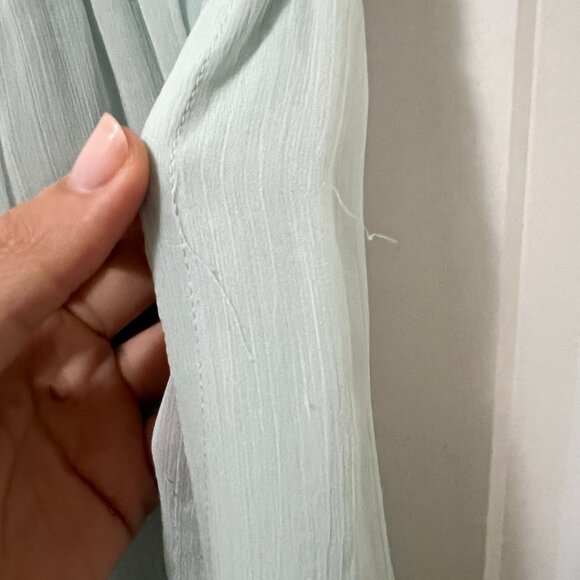 ZARA Chiffon Balletcore Blue Skirt - Picture 4 of 4